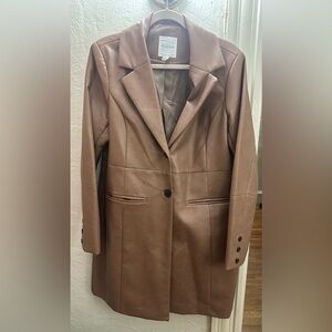 Avec Les Filles Brown Coat NWOT